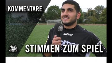 Die Stimmen zum Spiel | FV Bad Vilbel – Türk Gücü Friedberg (5. Spieltag Hessenliga)