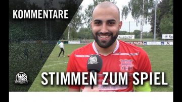 Die Stimmen zum Spiel | FV Bad Vilbel – Türkgücü Friedberg (Finale, Kreispokal Friedberg)