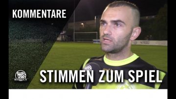 Die Stimmen zum Spiel | FV Bad Vilbel – Usinger TSG (12. Spieltag, Verbandsliga Süd)