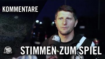 Die Stimmen zum Spiel (FV Bad Vilbel – FC 07 Bensheim, Verbandsliga Süd) | MAINKICK.TV