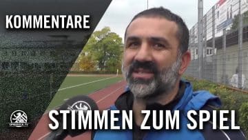 Die Stimmen zum Spiel (FV Blau-Weiss Spandau – SpVgg Hellas-Nordwest, Bezirksliga, Staffel 3)