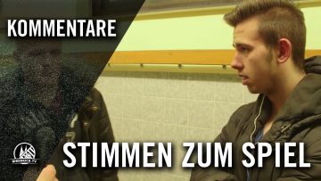 Die Stimmen zum Spiel (FV Endenich – Fortuna Bonn, U19 A-Junioren, Kreissonderliga) | RHEINKICK.TV