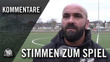 Die Stimmen zum Spiel (FV Hellas Rüsselsheim – SV Dersim Rüsselsheim, Testspiel) | MAINKICK.TV