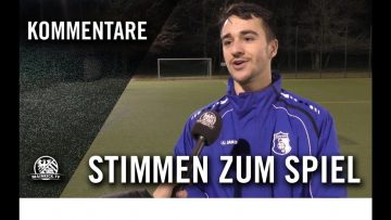 Die Stimmen zum Spiel | FV Saz-Rock – SG Borheim/GW Frankfurt (Halbfinale, Kreispokal Frankfurt)