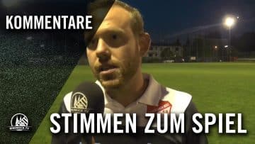 Die Stimmen zum Spiel (Germania Geyen – Rot-Weiss Berrendorf, 3. Runde, Bitburger-Pokal, Rhein-Erft)