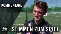 Die Stimmen zum Spiel (Germania Schwanheim – FSV Frankfurt, U19 A-Junioren, Hessenliga)