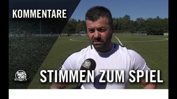 Die Stimmen zum Spiel | Germania Weilbach – SpVgg 03 Fechenheim (Testspiel)