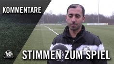 Die Stimmen zum Spiel (Germania Weilbach – TG Sachsenhausen, Testspiel) | MAINKICK.TV