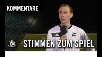 Die Stimmen zum Spiel | Glashütter SV – Bramfelder SV (3. Runde, Pokal)