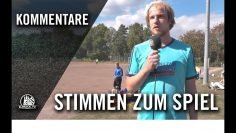 Die Stimmen zum Spiel | Groß-Flottbeker SV – SV Blankenese II (7. Spieltag, Kreisliga 2)