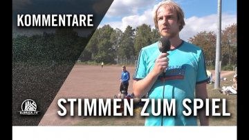 Die Stimmen zum Spiel | Groß-Flottbeker SV – SV Blankenese II (7. Spieltag, Kreisliga 2)
