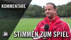 Die Stimmen zum Spiel (Grün-Weiss Harburg – SC Vier- und Marschlande, U15 C-Junioren, Oberliga)