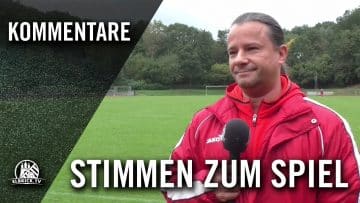 Die Stimmen zum Spiel (Grün-Weiss Harburg – SC Vier- und Marschlande, U15 C-Junioren, Oberliga)