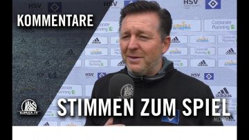 Die Stimmen zum Spiel – Hamburger SV II – VfB Lübeck (8. Spieltrag, Regionalliga Nord)
