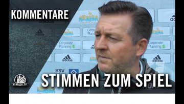 Die Stimmen zum Spiel | Hamburger SV II – Eutin 08 (7. Spieltag, Regionalliga Nord)
