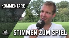 Die Stimmen zum Spiel (Hamburger SV II – FC St. Pauli II, U16 B-Junioren, Regionalliga Nord)