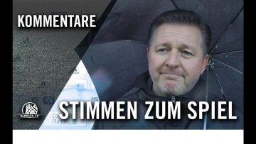 Die Stimmen zum Spiel | Hamburger SV II – SC Weiche Flensburg 08 (17. Spieltag, Regionalliga Nord)