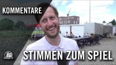 Die Stimmen zum Spiel (Hamburger SV II – Concordia II, U14 C-Junioren)