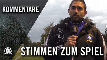 Die Stimmen zum Spiel (Hamburger SV II – SV Eidelstedt, U19 A-Junioren, Bezirksliga 7) | ELBKICK.TV