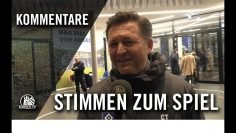 Die Stimmen zum Spiel | Hamburger SV II – FC Teutonia 05 (Testspiel)