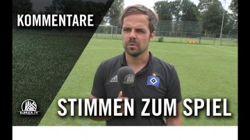 Die Stimmen zum Spiel | Hamburger SV U19 – Hamburger SV III (Testspiel)
