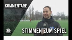 Die Stimmen zum Spiel | Hamburger SV U19 – Eintracht Lokstedt U19 (14. Spieltag, U19 Landesliga)