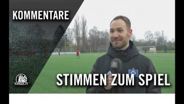 Die Stimmen zum Spiel | Hamburger SV U19 – Eintracht Lokstedt U19 (14. Spieltag, U19 Landesliga)