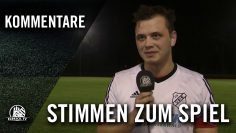 Die Stimmen zum Spiel (Hamm United FC – FC Voran Ohe, Landesliga Hansa) | ELBKICK.TV
