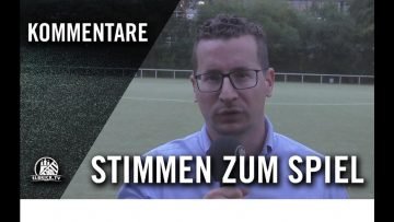 Die Stimmen zum Spiel | Hamm United FC III – SV Altengamme III (3. Runde, Pokal)