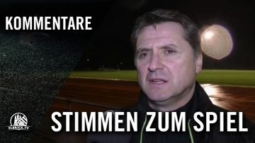 Die Stimmen zum Spiel (Hamm United FC – SC Poppenbüttel, Landesliga Hansa) | ELBKICK.TV