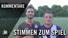 Die Stimmen zum Spiel | HEBC III – FC St. Pauli IV (2. Runde, Pokal der 3. Herren)