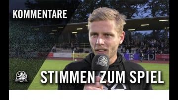 Die Stimmen zum Spiel | Hertha 03 Zehlendorf – Tennis Borussia Berlin (30. Spieltag, NOFV-Oberliga)