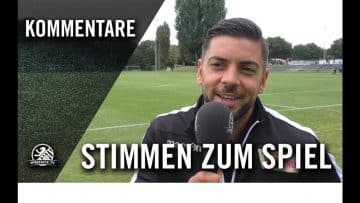 Die Stimmen zum Spiel | Hertha BSC U15 – 1. FC Union Berlin U15 (C-Junioren-Regionalliga Nordost)
