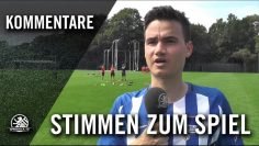 Die Stimmen zum Spiel  Hertha BSC II – Lichtenberg 47 Testspiel