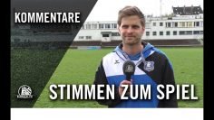 Die Stimmen zum Spiel | HFC Falke – FC St. Pauli III (13. Spieltag, Bezirksliga Nord)