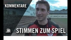 Die Stimmen zum Spiel | HFC Falke – FC St. Pauli III (3. Spieltag, Bezirksliga Nord)