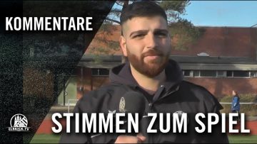 Die Stimmen zum Spiel | HNT – TuS Finkenwerder II (14.Spieltag, Kreisliga 1)