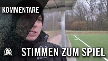 Die Stimmen zum Spiel (Hoisbütteler SV – Hamburger SV II, U19 A-Junioren, Bezirksliga | ELBKICK.TV
