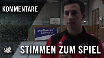 Die Stimmen zum Spiel (Holzpfosten Schwerte – Futsal Panthers Köln, Futsalliga West) | RUHRKICK.TV