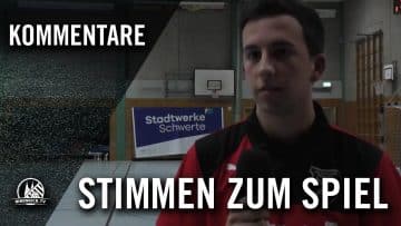 Die Stimmen zum Spiel (Holzpfosten Schwerte – Futsal Panthers Köln, Futsalliga West) | RHEINKICK.TV
