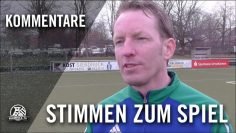 Die Stimmen zum Spiel | Holzwickeder SC – SpVgg. Erkenschwick (19. Spieltag, Westfalenliga 2)