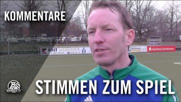 Die Stimmen zum Spiel | Holzwickeder SC – SpVgg. Erkenschwick (19. Spieltag, Westfalenliga 2)