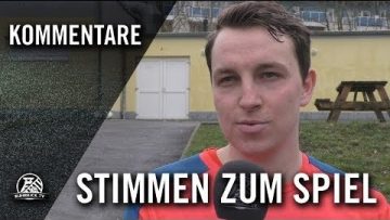Die Stimmen zum Spiel | Hombrucher SV – DJK TuS Körne