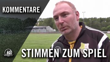 Die Stimmen zum Spiel (Horremer SV – FC Viktoria Manheim, Kreisliga B, Staffel 2, Kreis Rhein-Erft)