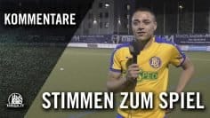 Die Stimmen zum Spiel | HSV Barmbek-Uhlenhorst – SC Victoria Hamburg (8. Spieltag, Oberliga Hamburg)