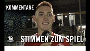 Die Stimmen zum Spiel | HSV Barmbek-Uhlenhorst – FC Teutonia 05 (4. Spieltag, Oberliga Hamburg)