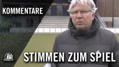Die Stimmen zum Spiel (HSV Barmbek-Uhlenhorst – SV Halstenbek-Rellingen) | ELBKICK.TV
