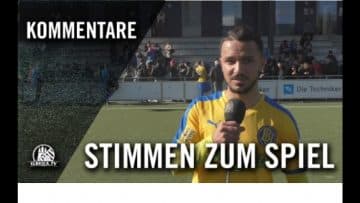 Die Stimmen zum Spiel | HSV Barmbek-Uhlenhorst – TuS Osdorf (Viertelfinale, Pokal)