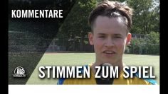 Die Stimmen zum Spiel | HSV BU II – SV Uhlenhorst-Adler (6. Spieltag, Bezirksliga Nord)