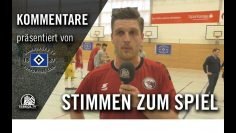 Die Stimmen zum Spiel | HSV Panthers – VfL 05 Hohenstein-E. (Halbfinale, Deutsche Meisterschaft)
